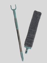 Spazzola lavabile e asta appendiabiti